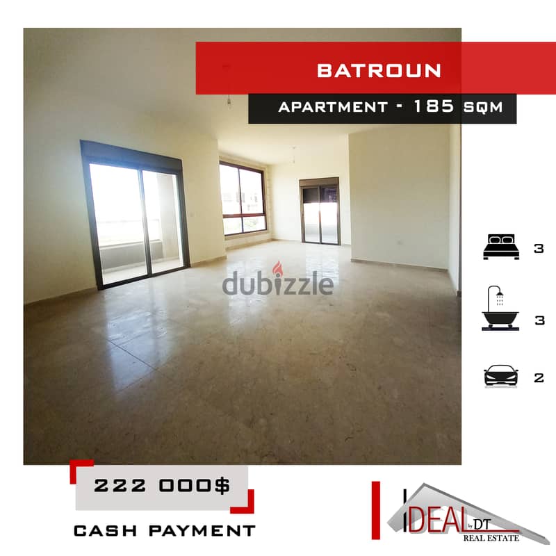 Apartment for sale in Batroun 185 sqm ref#rk657 0
