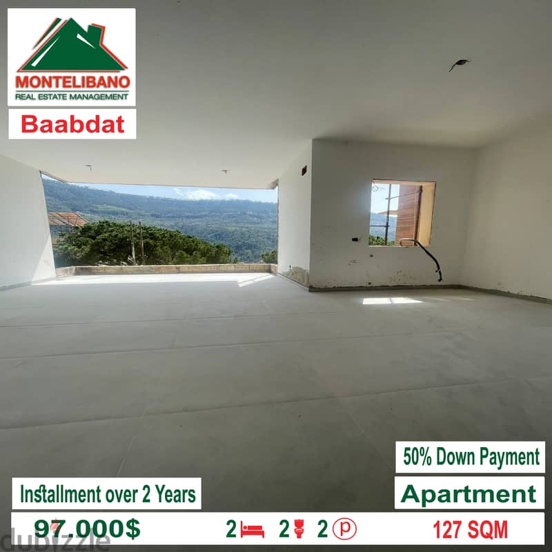Apartment for sale in Baabdat!! 0