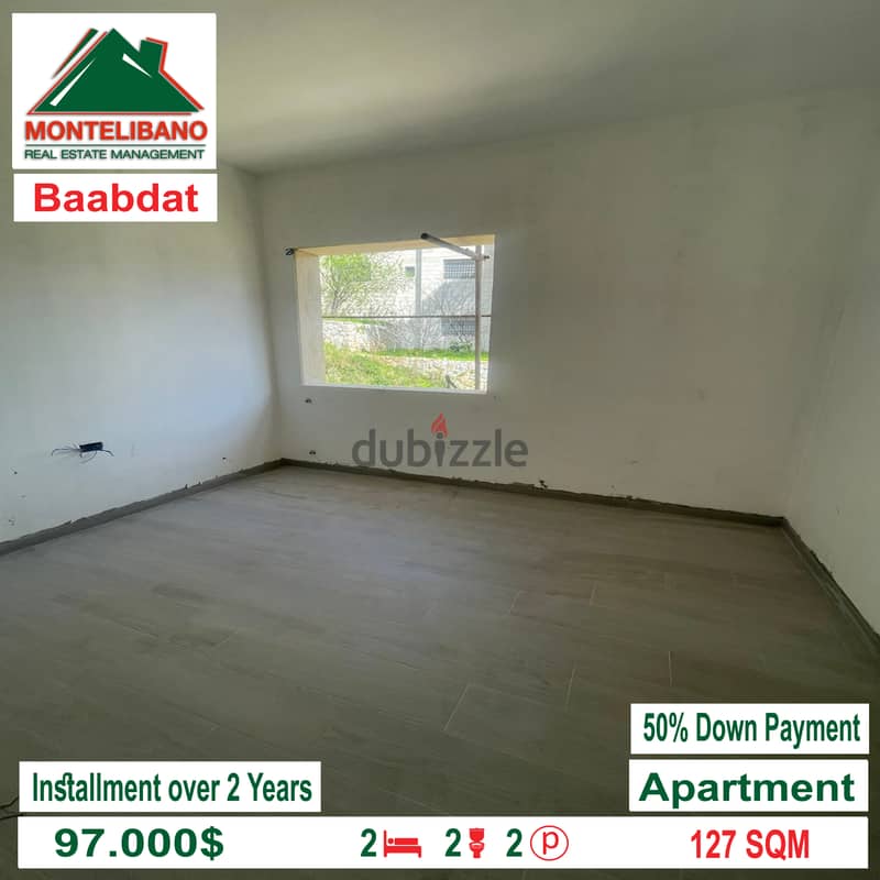Apartment for sale in Baabdat!! 1