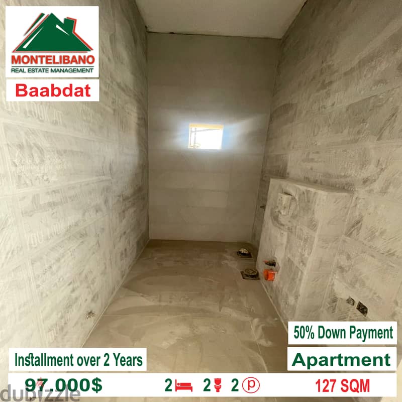 Apartment for sale in Baabdat!! 2