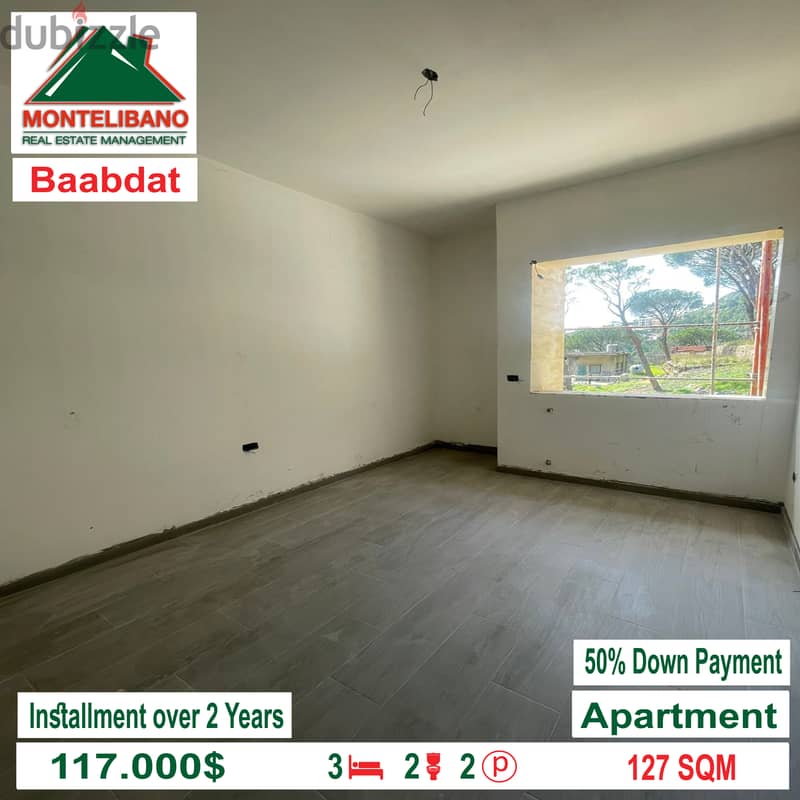 Apartment Under Constraction for sale in Baabdat!! 4
