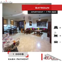 Fully Furnished Apartment In Batroun for rent 170 sqm rf#ref#rk658