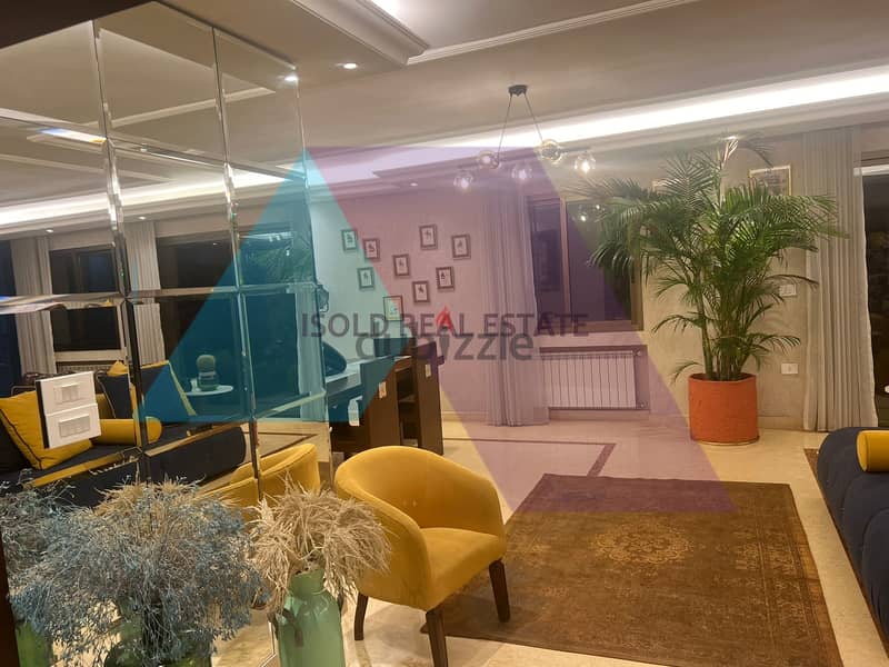 Luxurious Decorated Semi-furnished 220m2 apartment for sale in Mtayleb 1