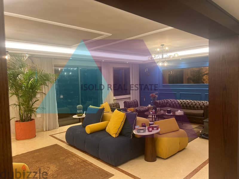 Luxurious Decorated Semi-furnished 220m2 apartment for sale in Mtayleb 2