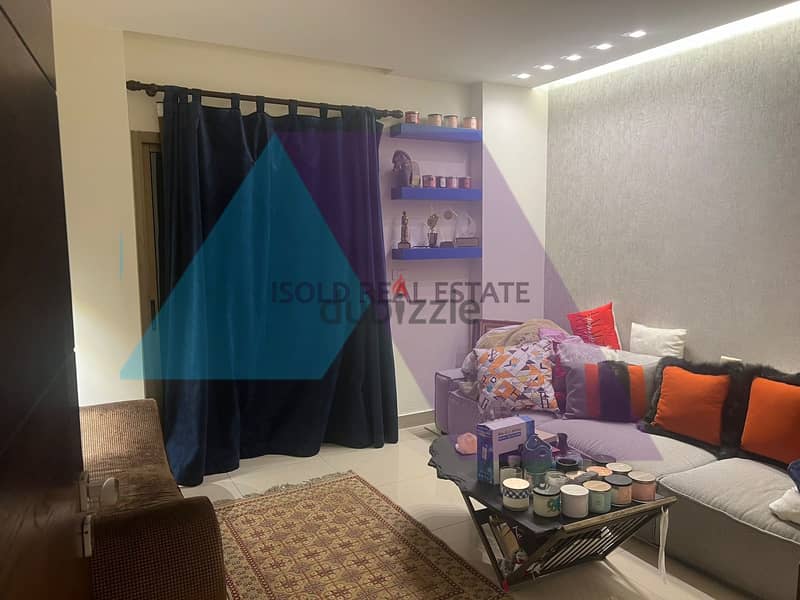 Luxurious Decorated Semi-furnished 220m2 apartment for sale in Mtayleb 8