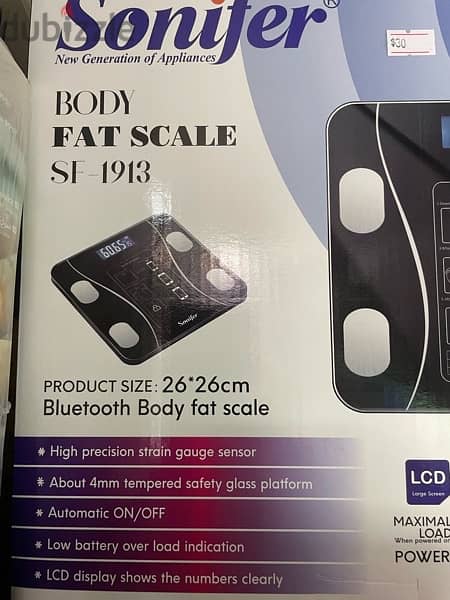 ميزان الجسم Body scale digital 2