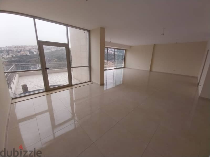 263 Sqm + 168 Sqm Terrace | High end finishing apartment in Louaizeh 0