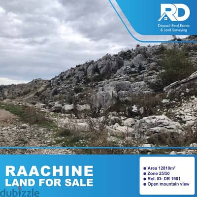 Land for sale in Raachine - أرض للبيع في رعشين