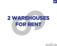 540 SQM 2 Warehouses for Rent in Fanar/فنار !REF#KF103760