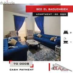 70 000 $ Apartment for sale in sed el Bauchrieh 80 sqm ref#as328