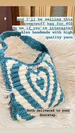 Powerpuff Girls Crochet Handbag