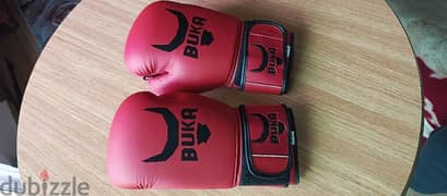 Buka Boxing Gloves + Fairtex Shinguards