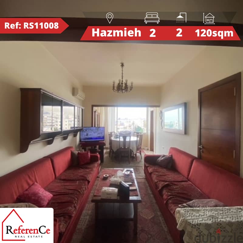 Renovated apartment for sale in Hazmieh شقة مجددة للبيع في الحازمية 0