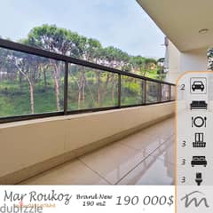 Mar Roukoz | Brand New 190m² | Title Deed | Payment Facilities 0