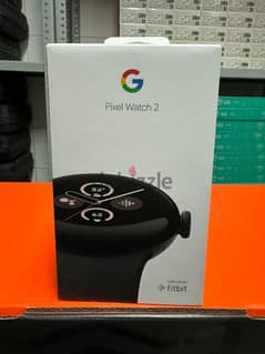 Google Pixel Watch 2 matte black case/obsidian active band
