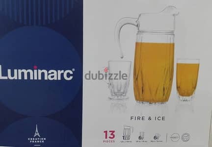 luminarc brand set of 13 pieces