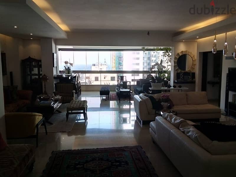 220 Sqm | Fully furnished apartment for rent in Ain el Mreisseh 1