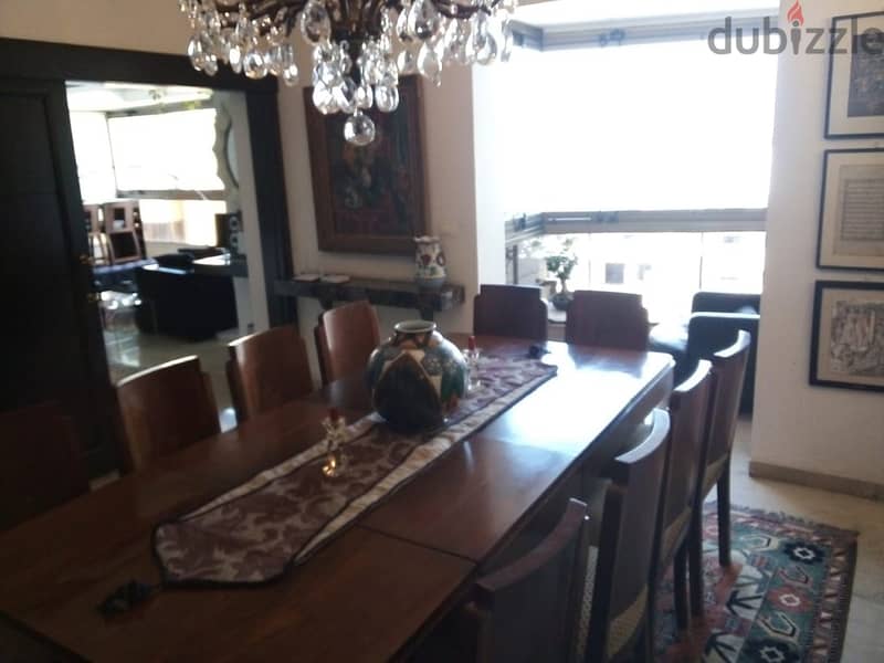 220 Sqm | Fully furnished apartment for rent in Ain el Mreisseh 4