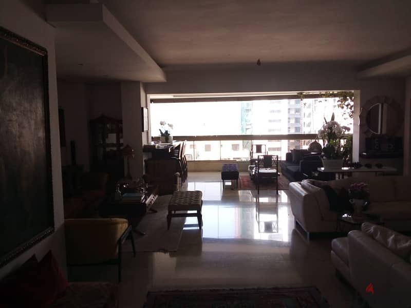 220 Sqm | Fully furnished apartment for rent in Ain el Mreisseh 5