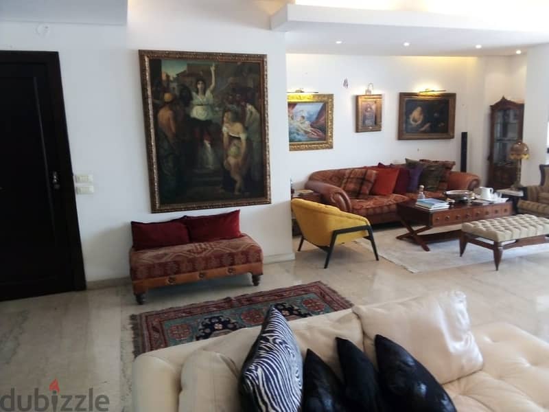 220 Sqm | Fully furnished apartment for rent in Ain el Mreisseh 6