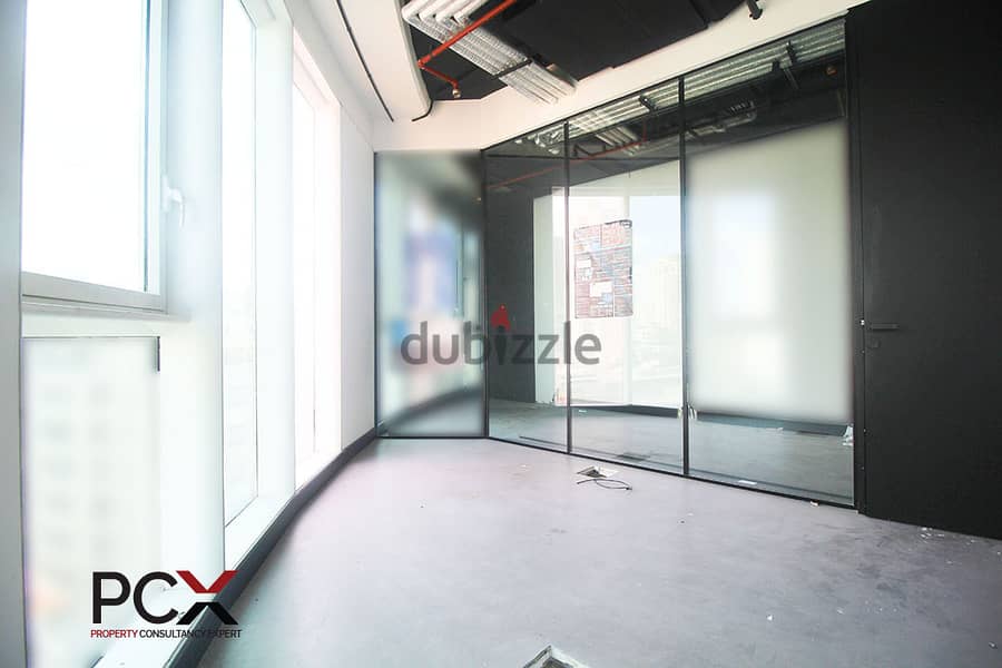 Office For Rent In Achrafieh I Gym Access I City View I Security 6