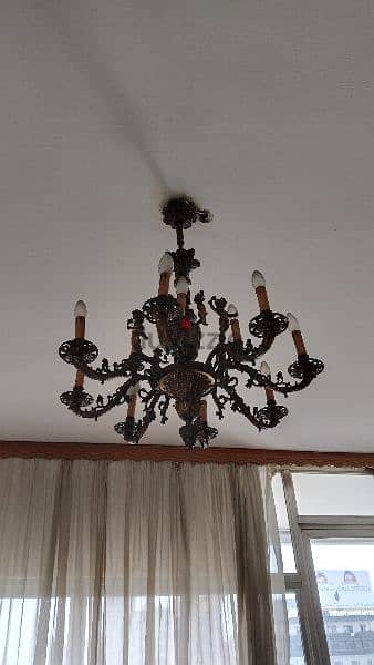 Antique bronze chandeliers 0