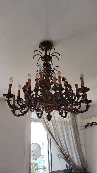 Antique bronze chandeliers 2