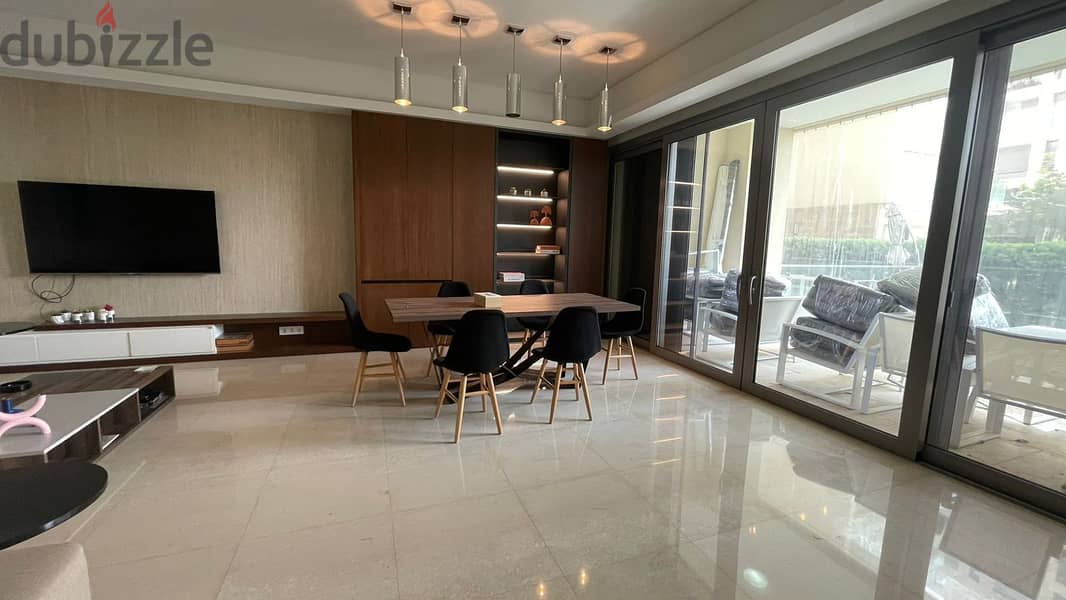Stunning Furnished Apartment with Terrace for Rent in Waterfront Dbaye 5