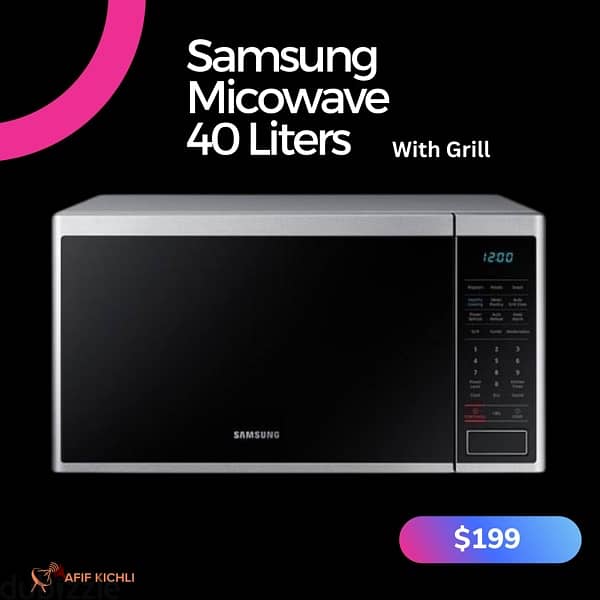 Samsung Microwave 23 Liters كفالة شركة 2