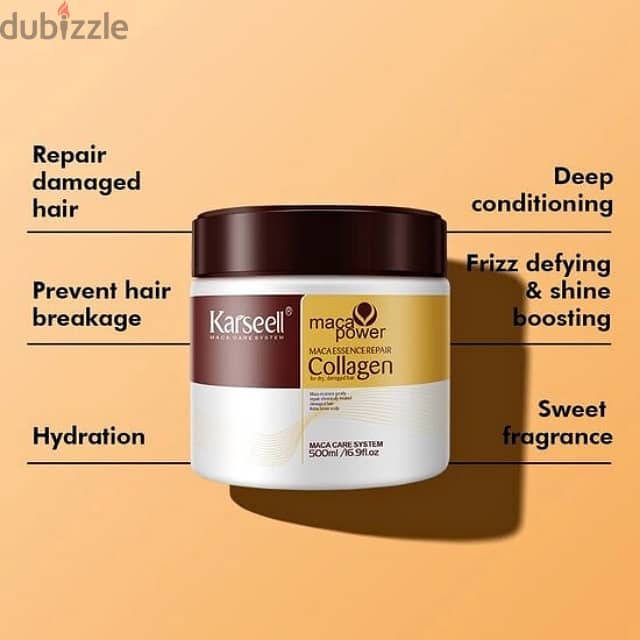 Karseel Collagen Hair Cream, Deep Repair Treatment 2