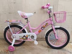 Bicycle Size 16" pink color Aluminium rims