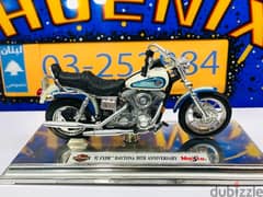 1/18 diecast box Harley Davidson FXDB Daytona 50th 1992 (Series #2) 0