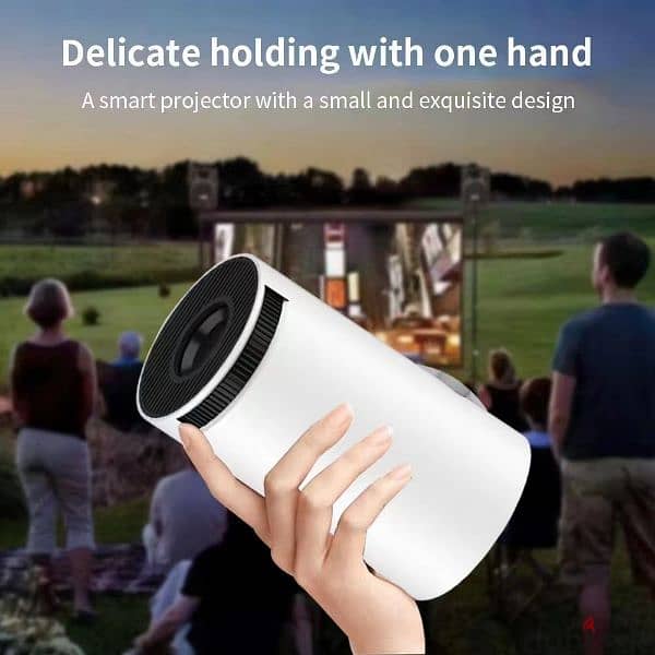 4k android flexible projector hy300 4