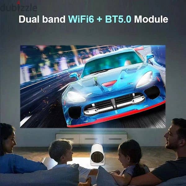 4k android flexible projector hy300 5