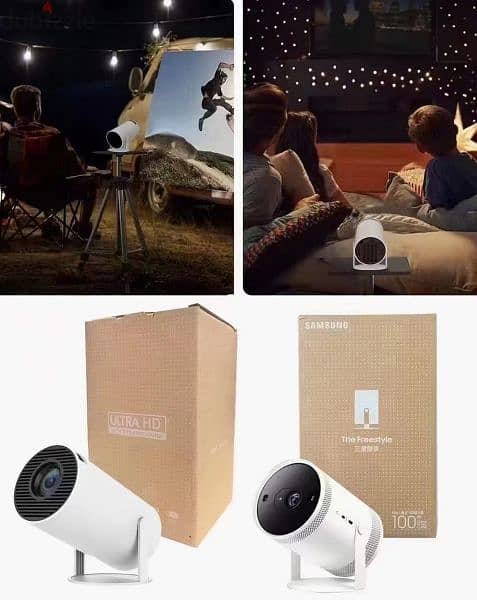 4k android flexible projector hy300 8