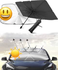 Car Windshield Sunshade Folding Umbrella UV Blocker Heat Insulator