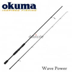 carbon okuma rod wave power 2 parts