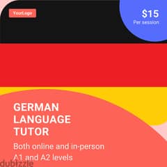 German Language Course/Tutor مدرس لغة ألمانية