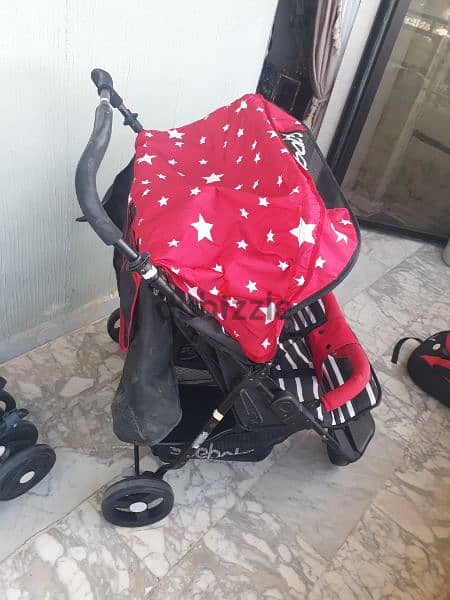 twin stroller in excellent condition 6