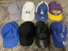 8 CAPS FOR 30$ , ALL REAL BRANDS.