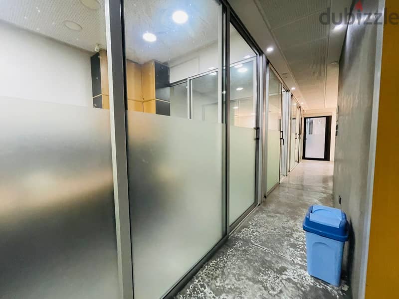JH24-3344 Furnished office 120m for rent in Hazmieh, $ 1,500 cash 2