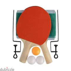 Table Tennis Net Bracket Ping-Pong Paddles Kit Set 0