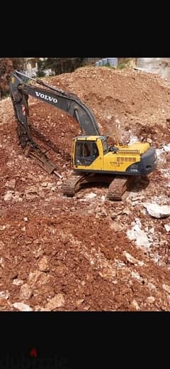 volvo poclain 290blc with jackhammer 3.5tons (6500hrs) excavator