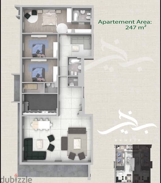 Apartment in a compound in Antelias (Sea View) 4