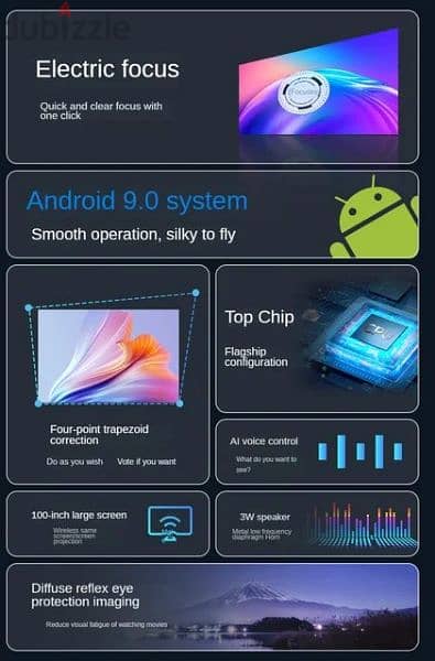 Smart projector Android S2pro 2