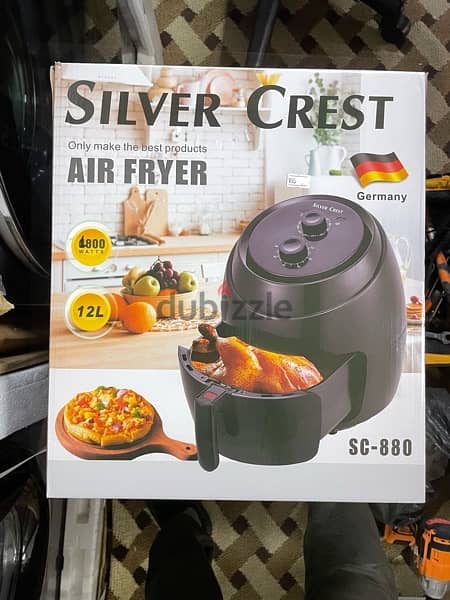 Silvercrest airfryer قلاية البطاطس ودجاح ولحوم 2