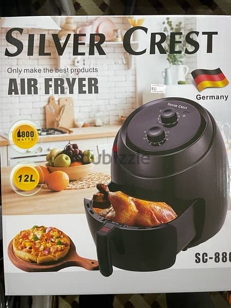 Silvercrest airfryer قلاية البطاطس ودجاح ولحوم 3