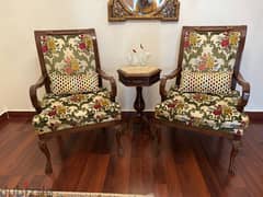 Chairs antique and tables