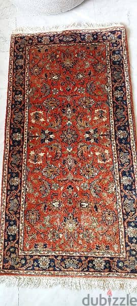 Russian hand-made carpet 130 × 70 2