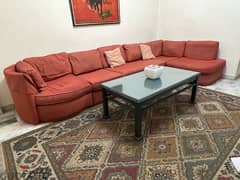 sofa couch كنب + مع طاولة من خشب السنديان 0